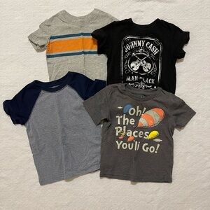Carters and Cat&Jack Short-Sleeve Tee Shirt Bundle 4 pieces